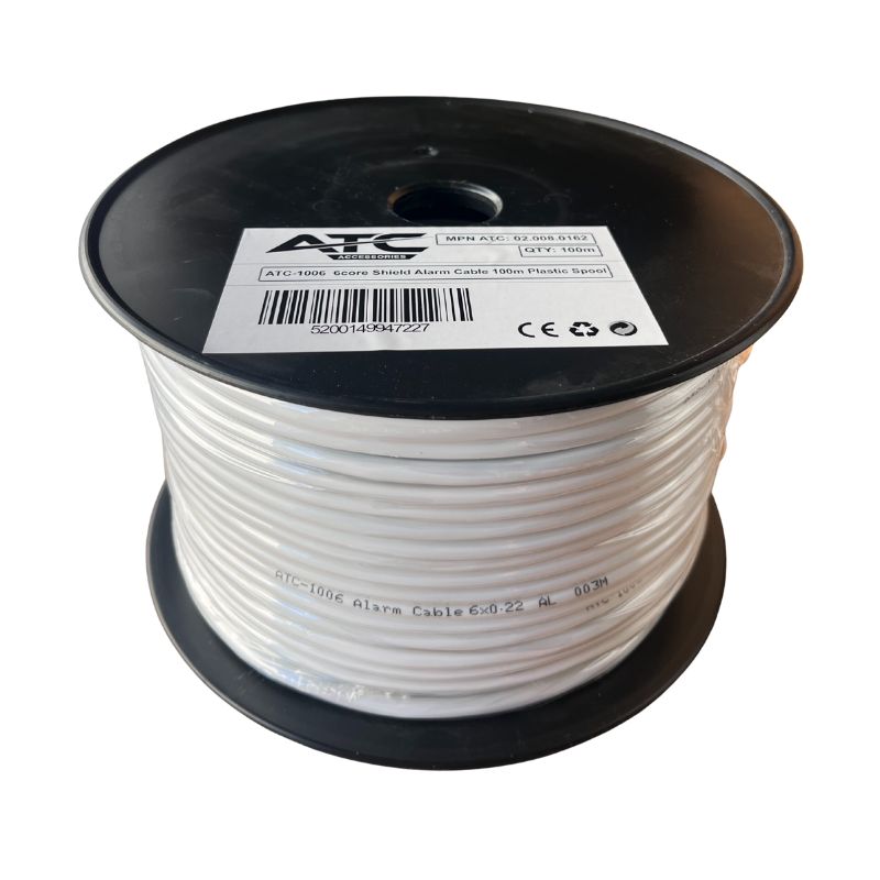 ATC-1006 Στροφείο Καλώδιο Συναγερμού 6x0.22 με Θωράκιση Πωλείται ανα μέτρο