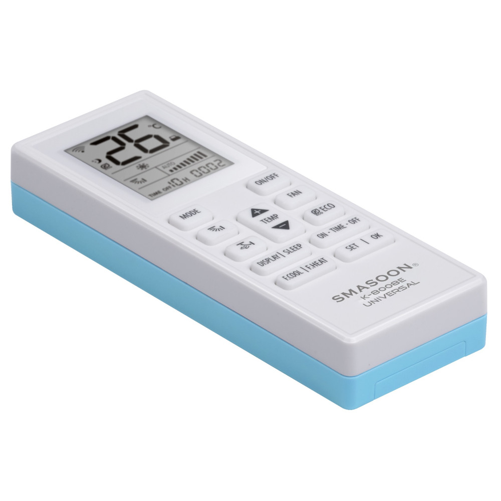 SMASOON K-8008E Universal Τηλεχειριστήριο Κλιματισμού Μπλε