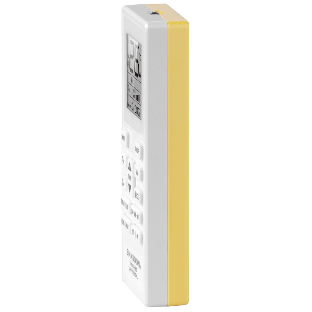 SMASOON K-8008E Universal Τηλεχειριστήριο Κλιματισμού Κίτρινο