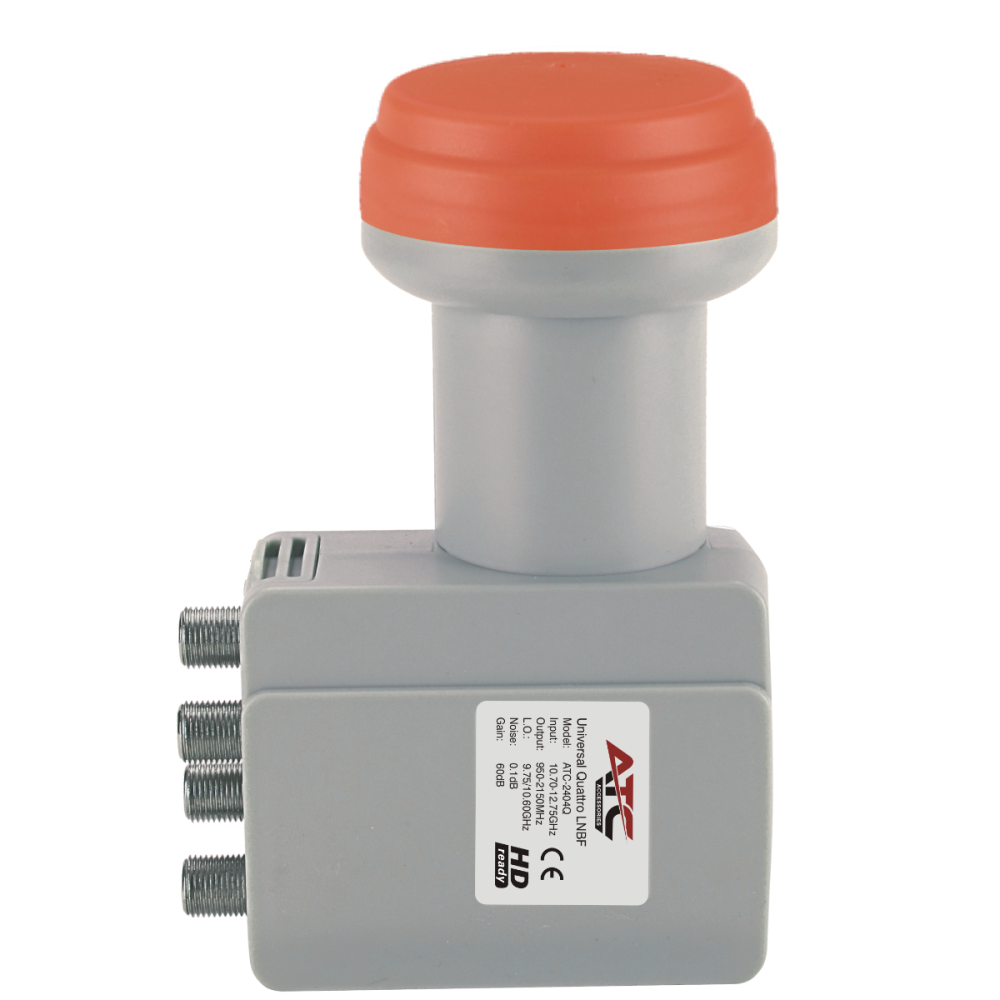 ATC LNB ATC-2404 Τετραπλό Quattro (για Πολυδιακόπτες)