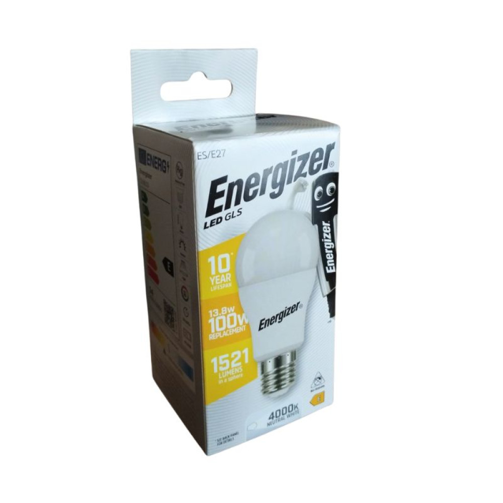 Energizer BEC Κοινή Λάμπα LED 13.8W E27 1521lm 4000k Φυσικό Λευκό