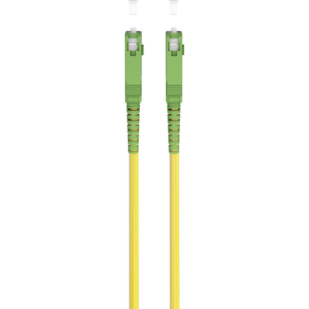 Goobay Καλώδιο Οπτικής FTTH Ίνας Μονής Λειτουργίας OS2 Κίτρινο 10μ