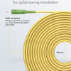 Goobay Καλώδιο Οπτικής FTTH Ίνας Μονής Λειτουργίας OS2 Κίτρινο 10μ