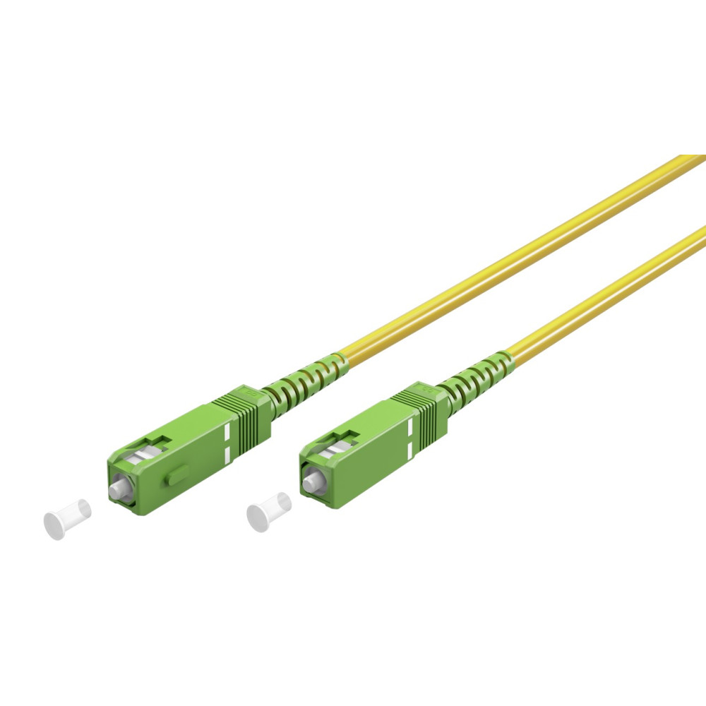 Goobay Καλώδιο Οπτικής FTTH Ίνας Μονής Λειτουργίας OS2 Κίτρινο 25 m