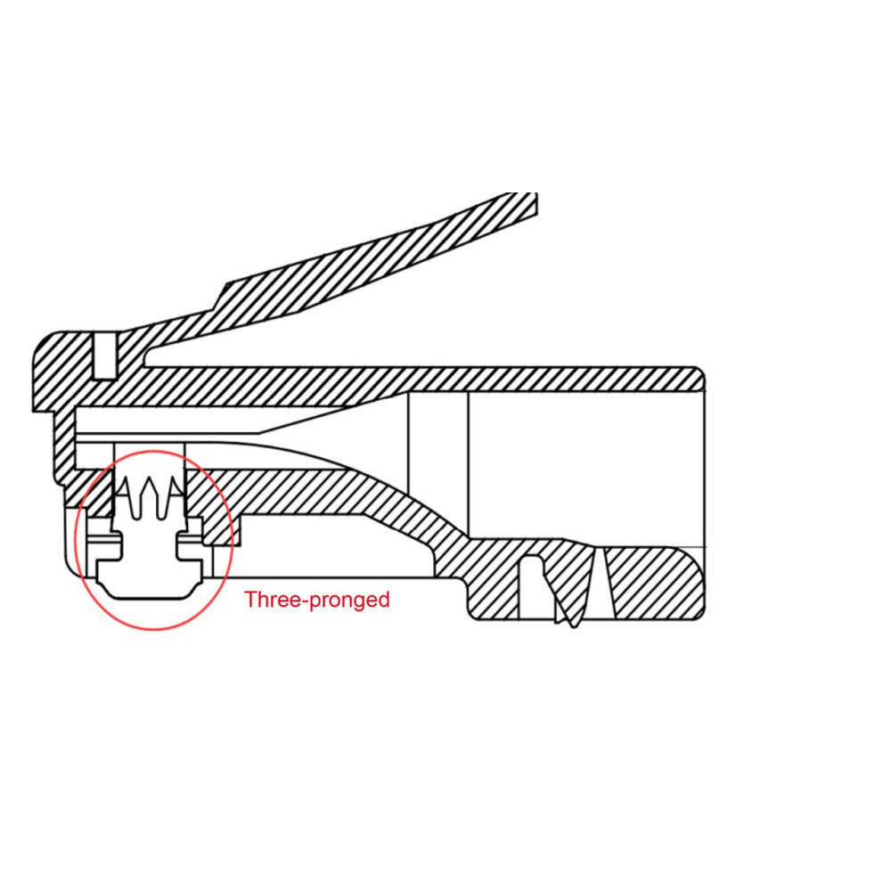 Goobay Φις Δικτύου RJ45 CAT 6 UTP χωρίς Θωράκιση 93828