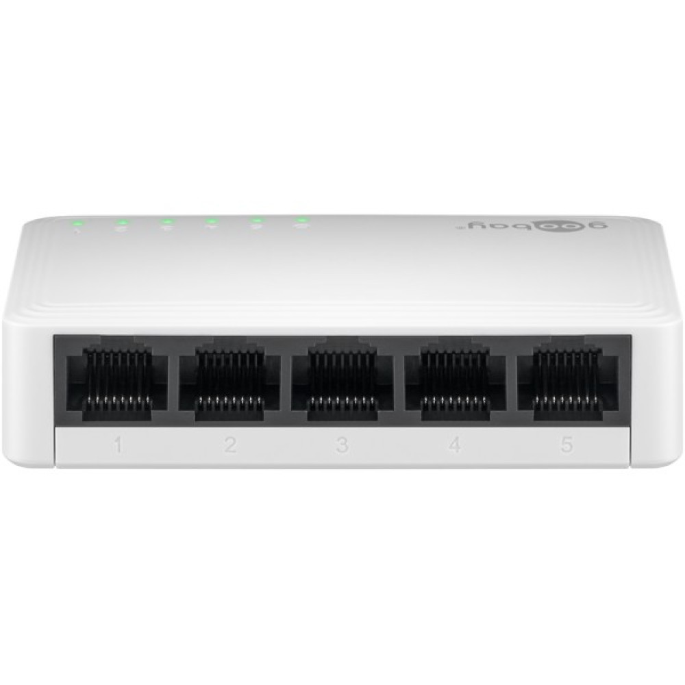 Goobay Gigabit Ethernet Switch 5 Θυρών 64563 Λευκό