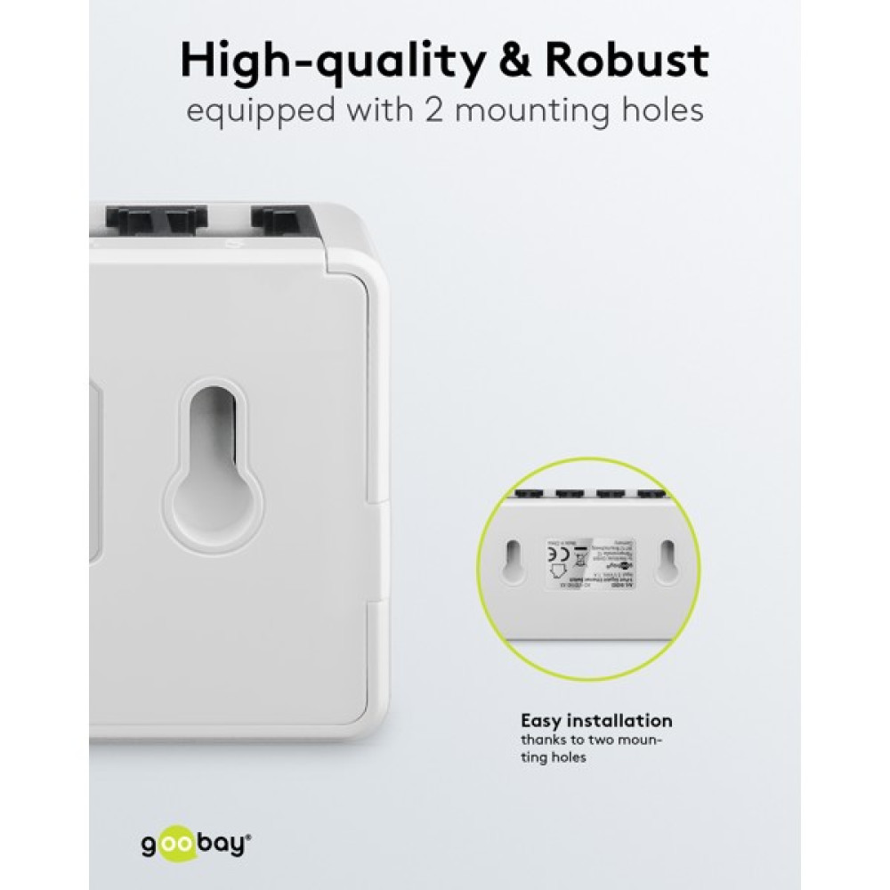 Goobay Gigabit Ethernet Switch 5 Θυρών 64563 Λευκό