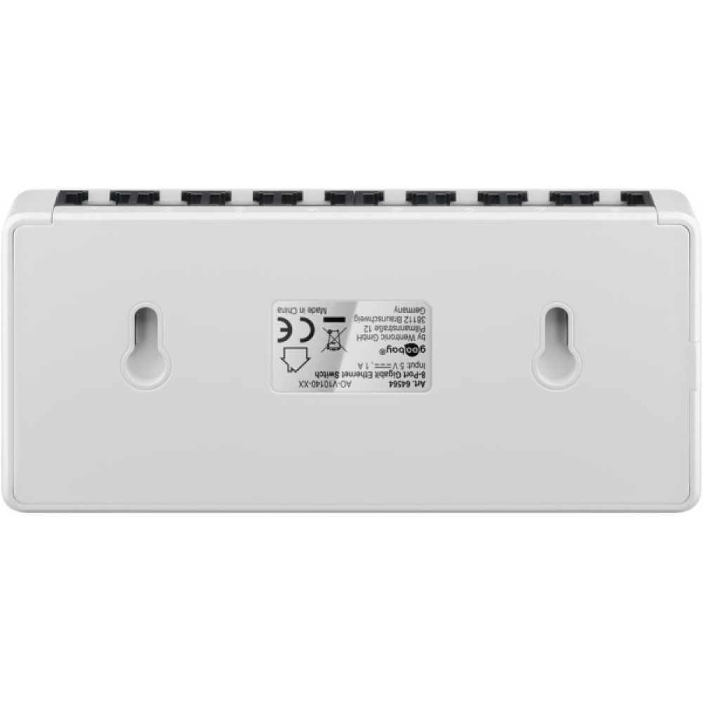 Goobay Gigabit Ethernet Switch 8 Θυρών 64564 Λευκό