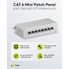 Goobay CAT 6 Patch Panel 8 Θυρών STP Mini/Desktop 93047 Γκρι