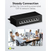 Goobay CAT 6 Patch Panel 8 Θυρών Mini/Desktop 96105 Μαύρο