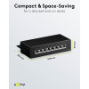 Goobay CAT 6 Patch Panel 8 Θυρών Mini/Desktop 96105 Μαύρο