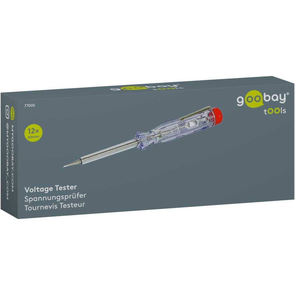 Goobay Δοκιμαστικό Κατσαβίδι Τάσης 140 mm 200-250V 77000