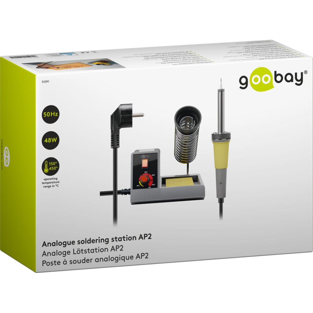 Goobay Αναλογικός Σταθμός Κόλλησης AP2 51091 48W