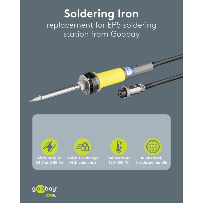 Goobay Tools Ανταλλακτικό Κολλητήρι με Μύτη (51214)
