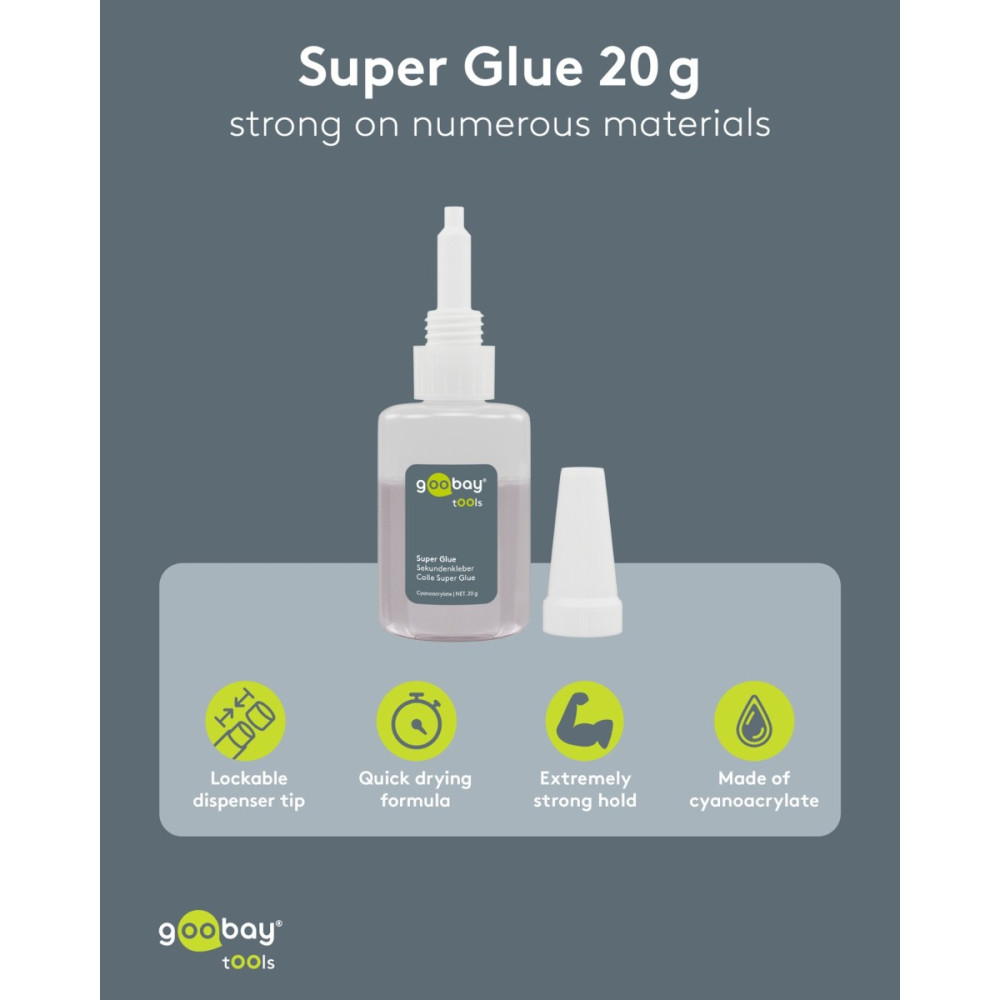Goobay Tools Super Glue 20g (77012)