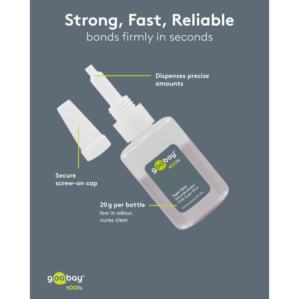Goobay Tools Super Glue 20g (77012)
