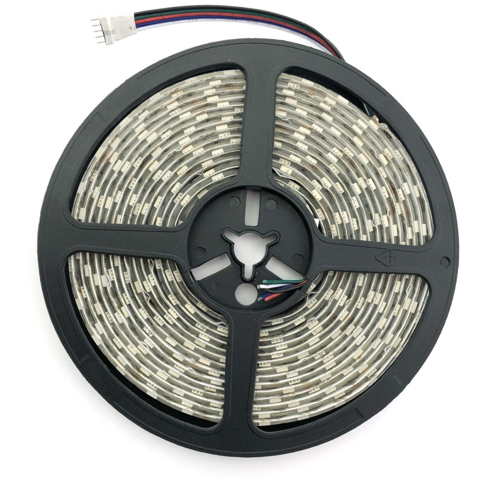 Avide LED Ταινία 12V  12W RGB+W(4000K) IP65 5m