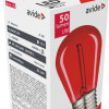 Avide LED Διακοσμητική Λάμπα Filament 0.6W E27 Κόκκινο