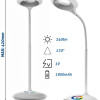 Avide LED Φωτιστικό Γραφείου RGB Άσπρο 4W