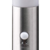 Avide Εξωτερικό Φωτιστικό Κήπου Boca 1xE27 450mm IP44 Σατέν Νίκελ Φωτοκύτταρο