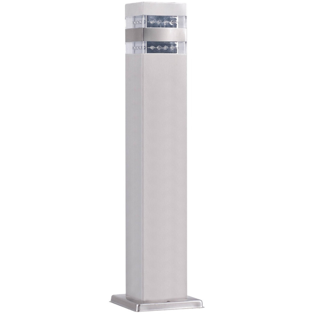 Avide Εξωτερικό Φωτιστικό Κήπου Jolla LED 2W Λευκό 500mm IP44 Σατέν Νίκελ