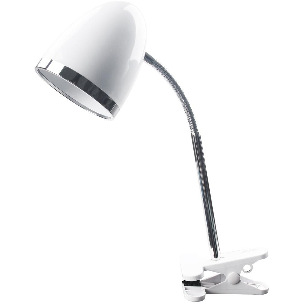 Avide Basic Φωτιστικό Γραφείου με Κλιπ E27 15W Λευκό