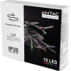 Entac Χριστουγεννιάτικα Εσωτερικά 10 LED Πολύχρωμα 1μ (2xAA Δεν περιλαμβ.)