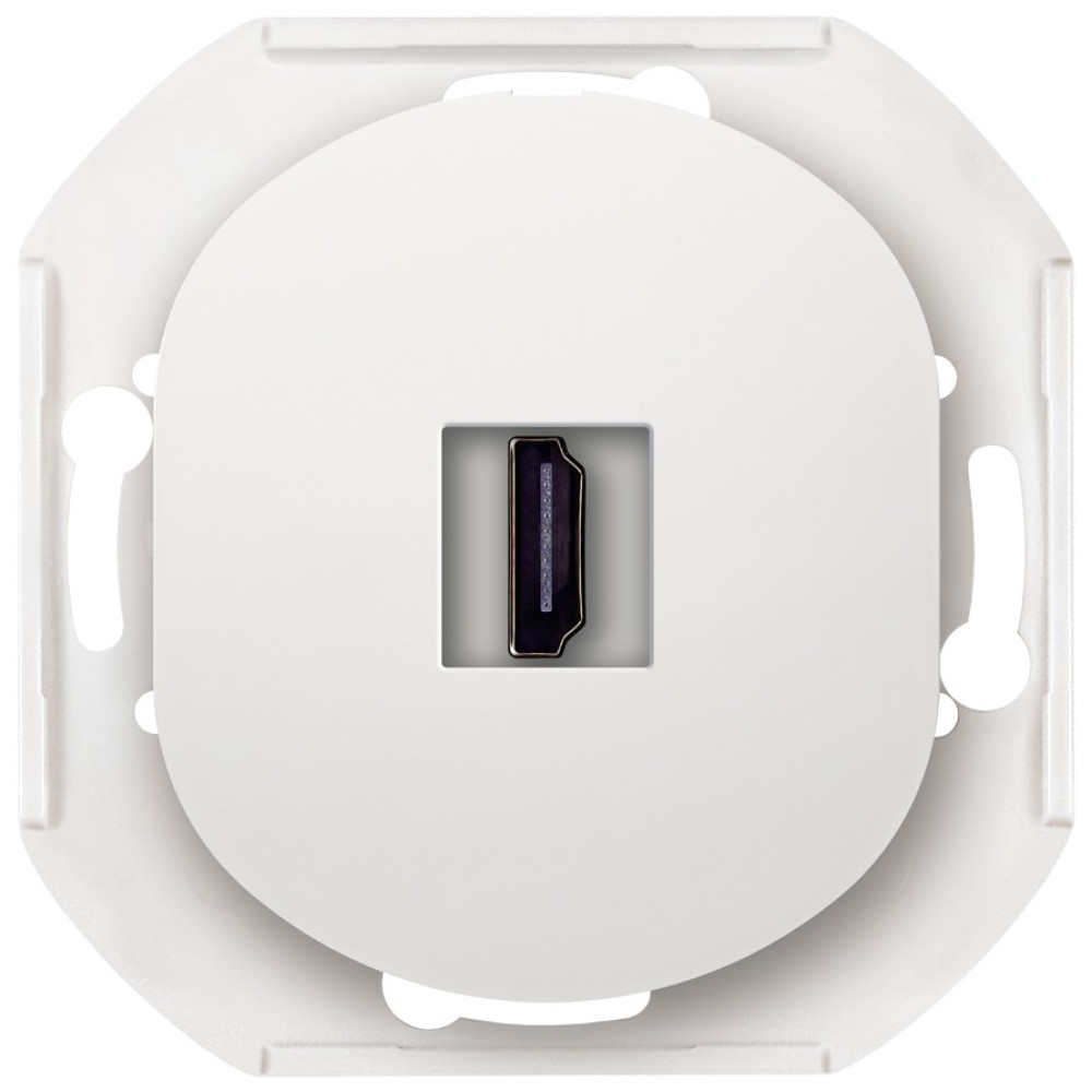 EON E6163.0 HDMI/HDMI socket Keystone without cover frame white