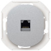 EON E616S.S Data socket without cover frame 1xRJ45 Cat 6A FTP, silver