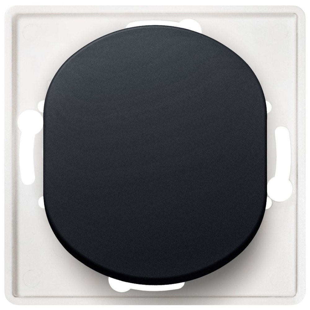 EON E608.E1 Cross-switch without cover frame, soft-touch black