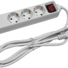 Entac Πολύπριζο 3 Θέσεων με Διακόπτη 3G1.5 & 2 Θύρες USB  3m