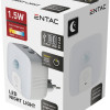 Entac Φωτάκι Νυκτός 3000K με 2 USB Θύρες και Φωτοκύτταρο