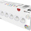 Entac Mini Φορητό Φωτάκι Νυκτός 0,45W RGB RC 6τμχ/σετ