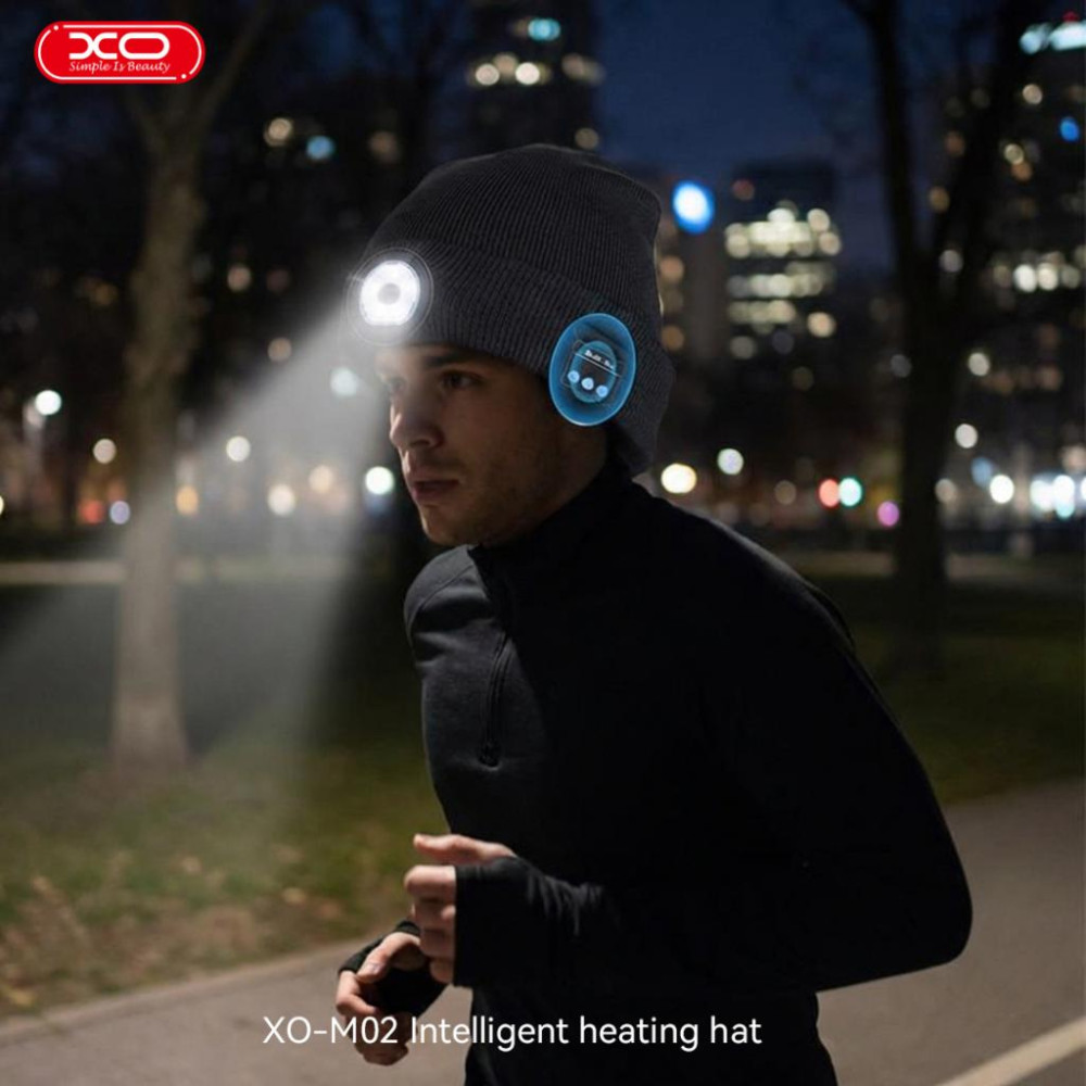 XO M02 Ασύρματος Σκούφος Bluetooth με Ενσωματωμένα Ακουστικά και Μικρόφωνο