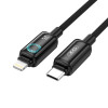 XO NB-Q312C Καλώδιο Φόρτισης & Δεδομένων Type-C σε Lightning 27W 1m