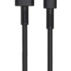 XO NB-Q166 5A Καλώδιο Γρήγορης Φόρτισης για Type-C Μαύρο 1m