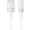XO NB282 Καλώδιο Γρήγορης Φόρτισης Σιλικόνης 6A Type-C λευκό