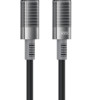 XO NB-Q282B Καλώδιο Σιλικόνης Type-c σε Type-c 60W Μαύρο