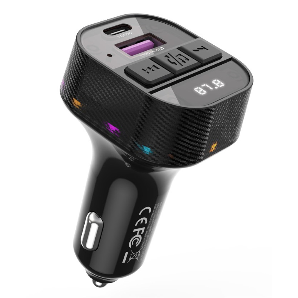 XO BCC17 Smart Bluetooth MP3 A+C Dual Port PD30W Φορτιστής Αυτοκινήτου