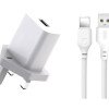 XO L99 Φορτιστής UK με Καλώδιο Lightning  2.4A
