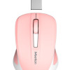 Meetion Silent Mini 2.4G Οπτικό Ασύρματο Ποντίκι (Ροζ)
