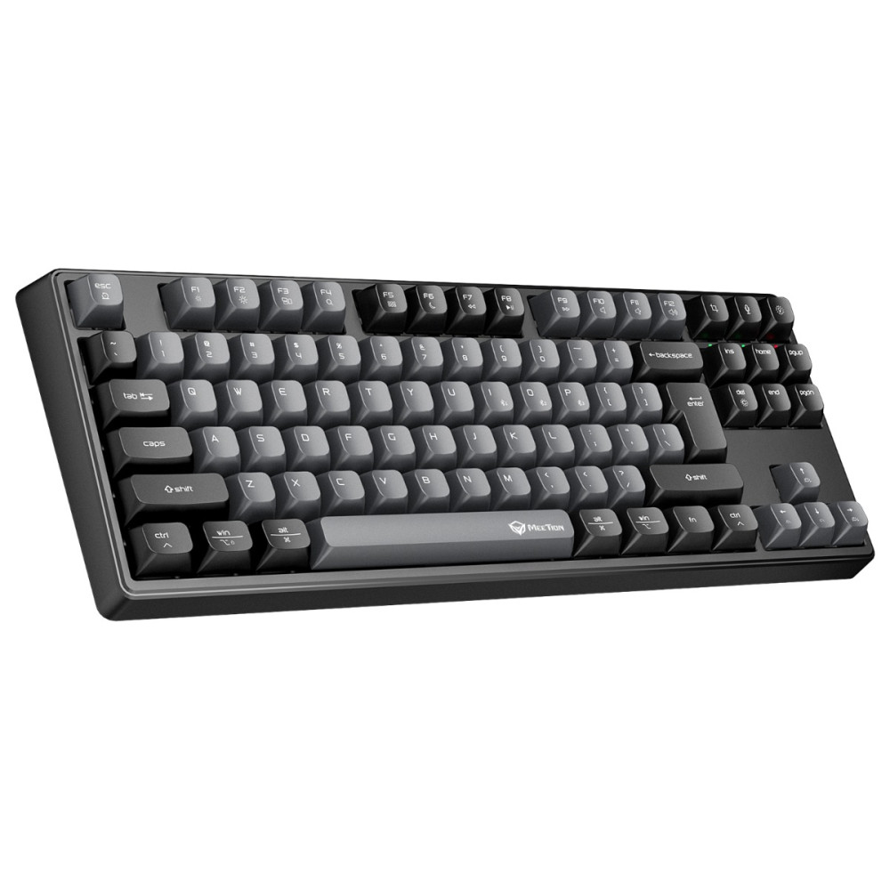 Meetion MT-MK14 Μηχανικό Πληκτρολόγιο Gaming Ενσύρματο & Ασύρματο με Bluetooth και 2.4G RGB Μαύρο US