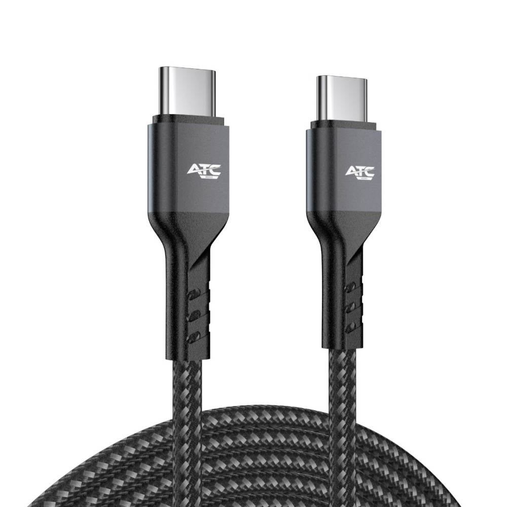 ATC-C7 Καλώδιο Φόρτισης & Συγχρονισμού USB Type-C σε Type-C 60W 2m