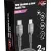 ATC-C9 Καλώδιο Φόρτισης & Συγχρονισμού USB-C σε Lightning 20W 2m