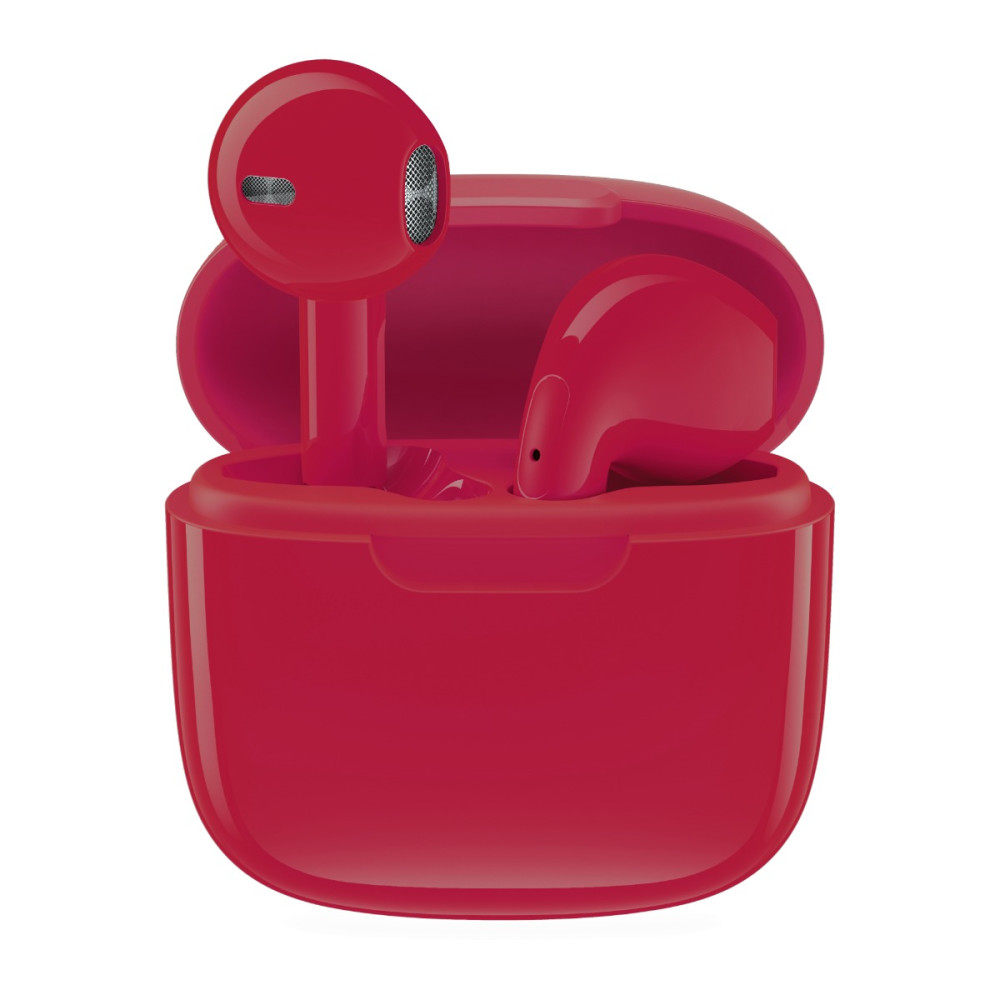 ATC-25 TWS Ασύρματα Ακουστικά Bluetooth Φούξια