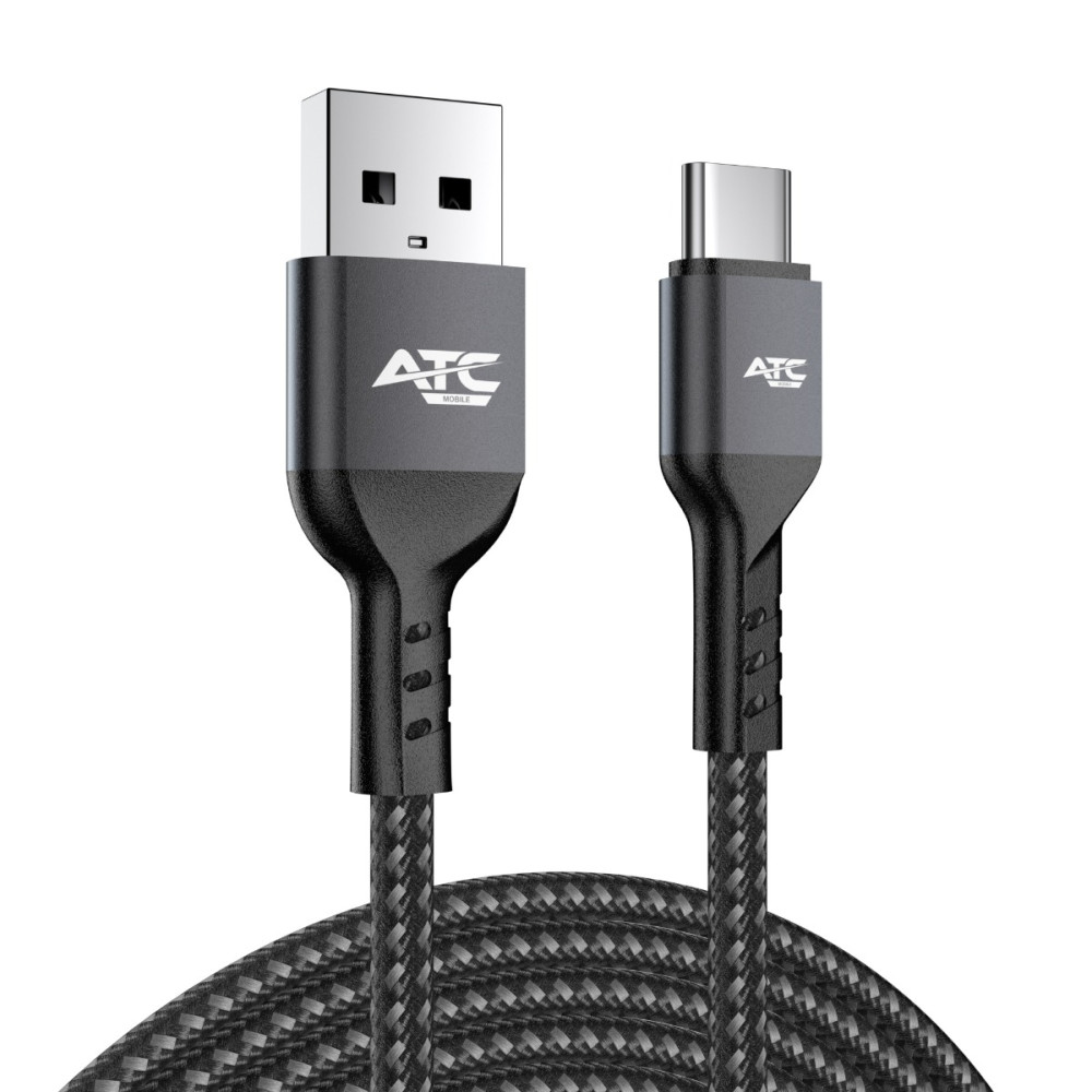 ATC-C4 Καλώδιο Φόρτισης & Sync USB A/C 3A max 1m