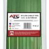 ATC Δεματικά 2.5x150mm Νάιλον Πράσινο 100τμχ Σακουλάκι