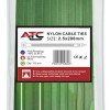 ATC Δεματικά 2.5x200mm Νάιλον Πράσινα 100τμχ Σακουλάκι