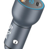 ATC-CA09 Φορτιστής Αυτοκινήτου με 2 Θύρες USB-A & Type-C και LED Οθόνη 42.5W