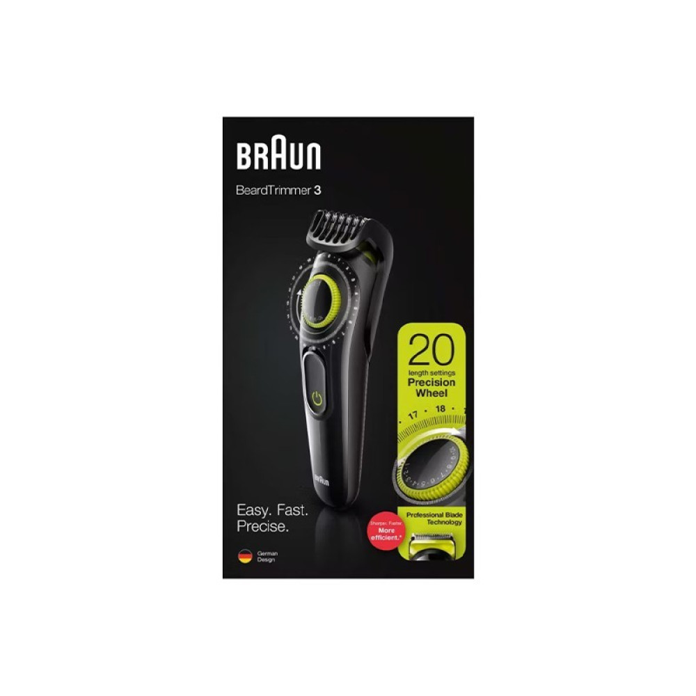 BRAUN Επαναφορτιζόμενη Κουρευτική Μηχανή BT3221/EU